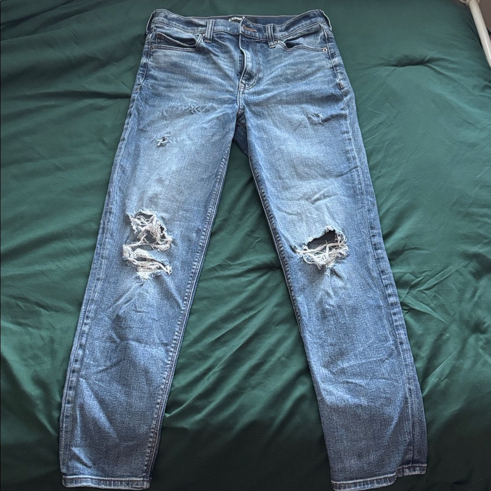 Express Girlfriend High Rise Jeans 2 - Picture 5 of 5